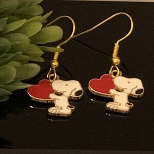 Snoopy Jewelry, Peanuts Earring, Snoopy Earring, Novelty Earring,…